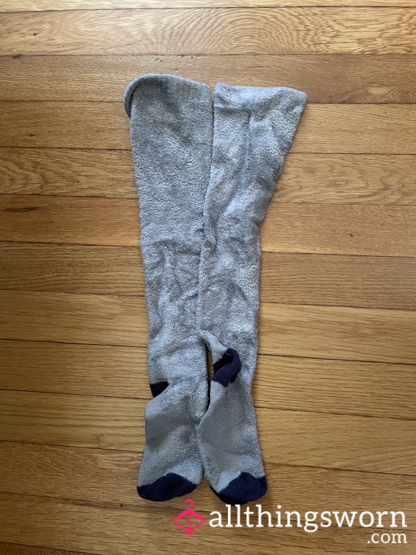 Comfy, Soft, Fuzzy Knee High Compression Socks 💕🧚🏻‍♀️