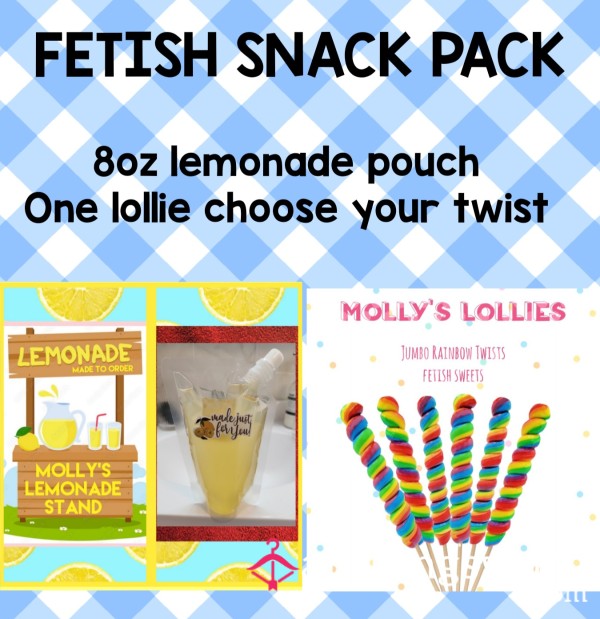 🍋🍭Molly's Fet**h Snack Pack - Lemonade And Lollie🍋🍭