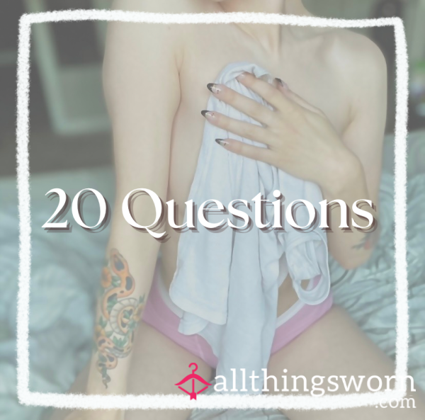 20 Questions ❤️‍🔥 Get To Know Me - Sexually Or Personally 🧠💭