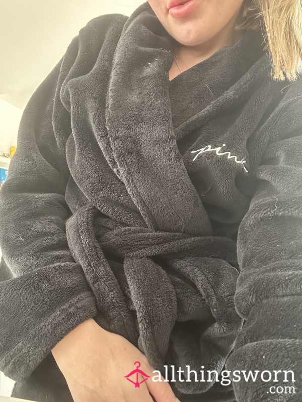 4 Year Old Pink Victoria Secret Black Dressing Gown/robe 🖤