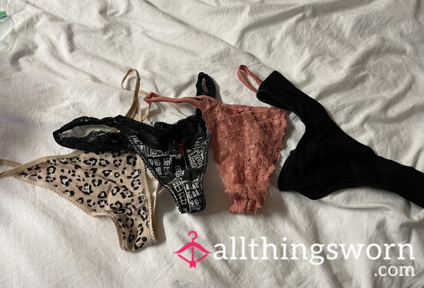 4 Thongs One Low Price! Mix And Match!