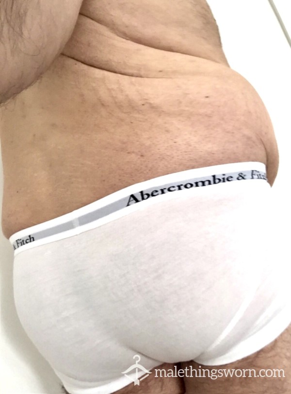 Abercrombie White Trunks - Used & Outgrown - Size Large