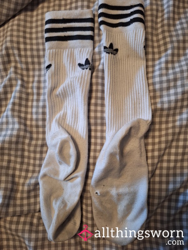 Adidas Socks White Dirty