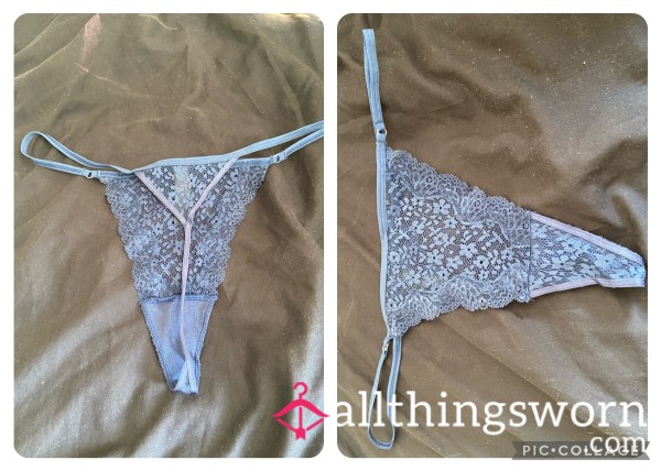 Adjustable, Turquoise Gstring/thong