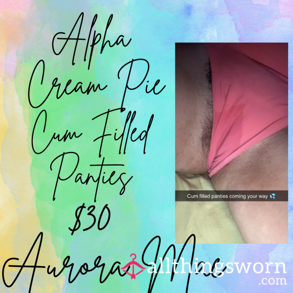 ALPHA CREAM PiE C*m FILLED PANTiES