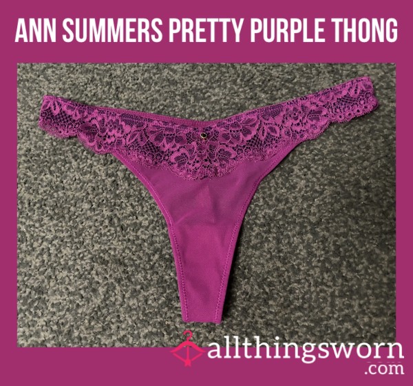 Ann Summers Pretty Purple Thong🍇