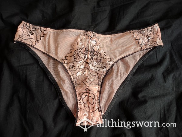 Arca's Worn Lacy Pink Panties