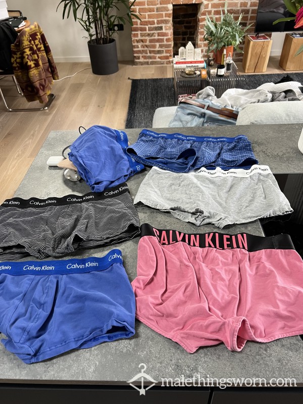 A**orted Worn Calvin Klein Underwear Starting @ £20 Each