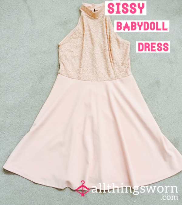 Baby Pink Babydoll Mini Dress