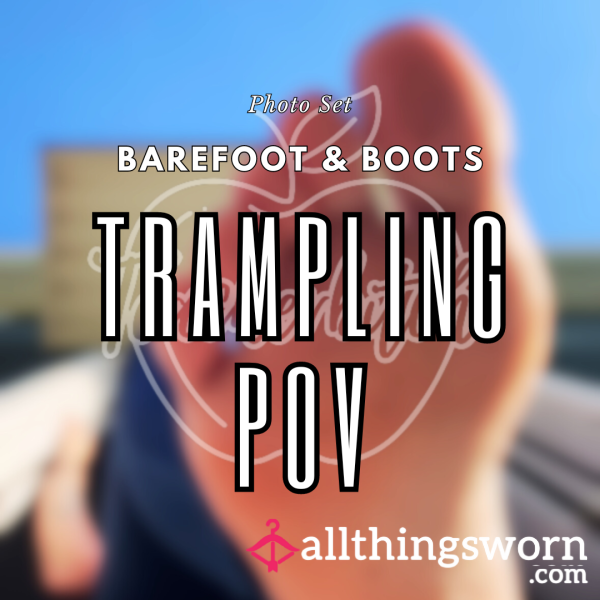 Barefoot And Boots Trampling POV Photo Set