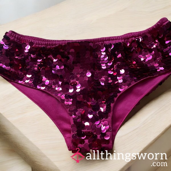 Barely Worn Sequined Panties For Girl Slaves