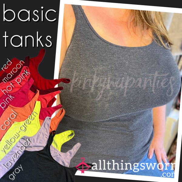 Basic Tanks - Choose Your Color!