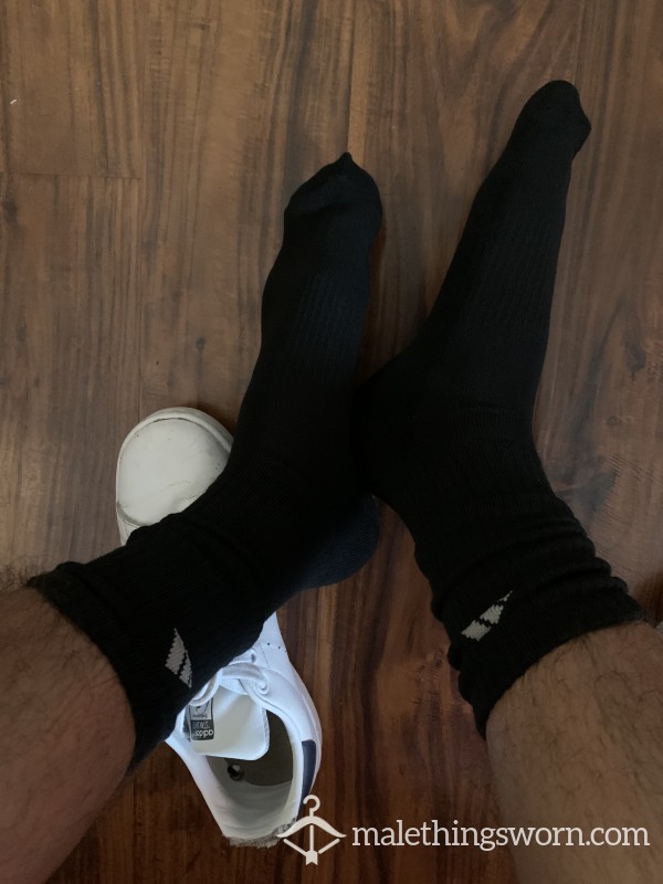 Black Adidas Socks