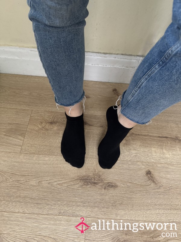 Black Ankle Socks