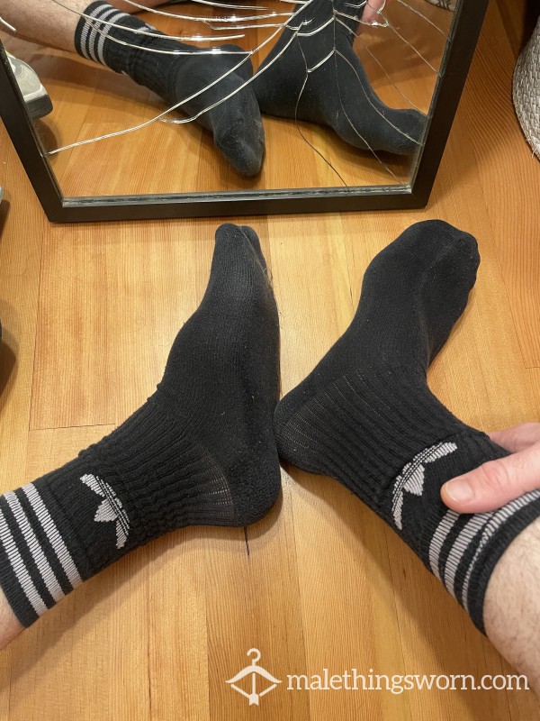 Black Athletic Adidas Gym Socks