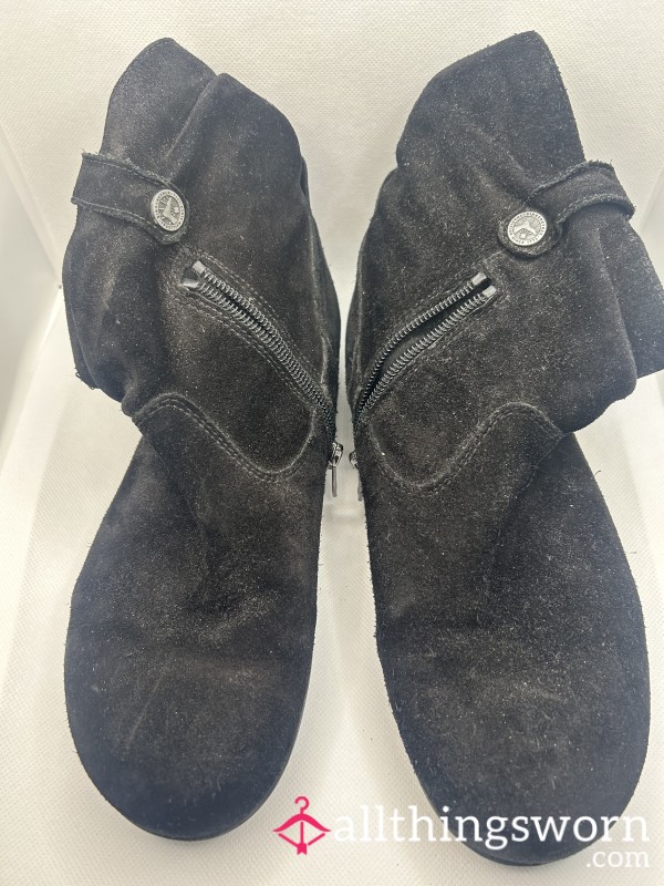 Black Birkenstock Broken-in Boots