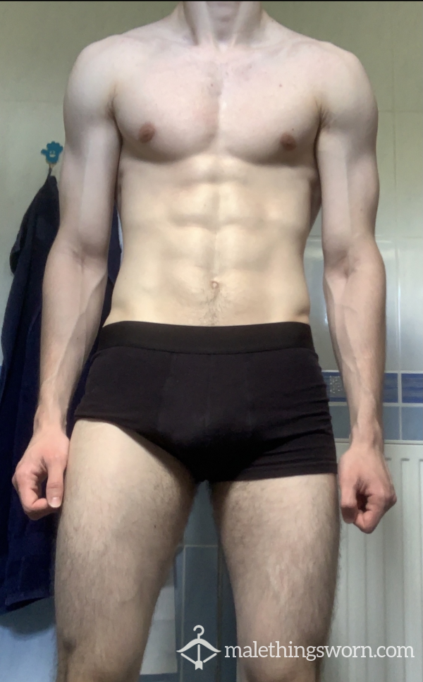 Black Boxers - 21 Yo College Boy