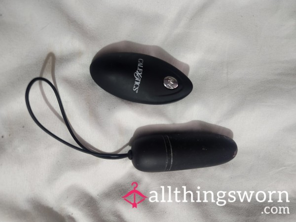 Black Bullet Vibrator With Remote