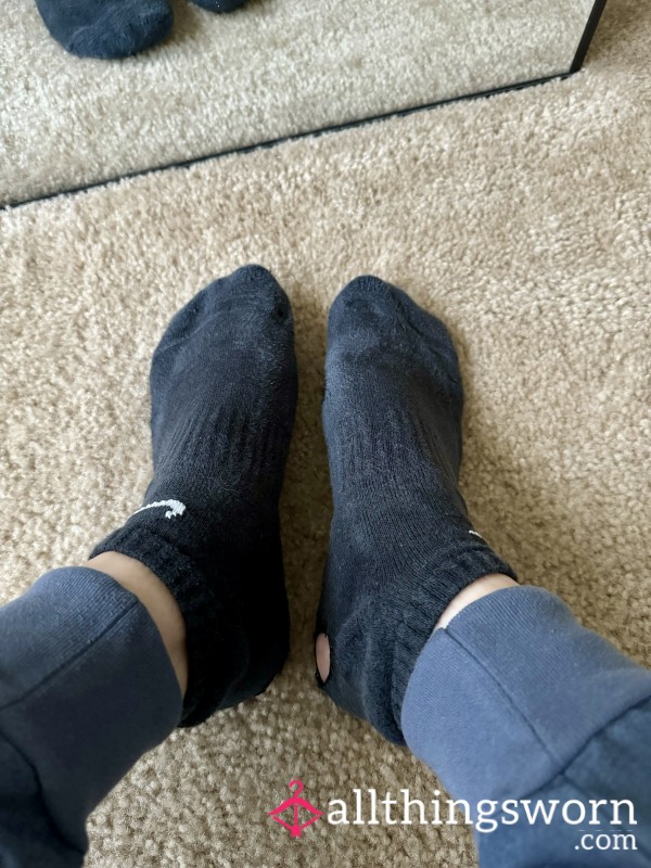 Black Cotton Socks