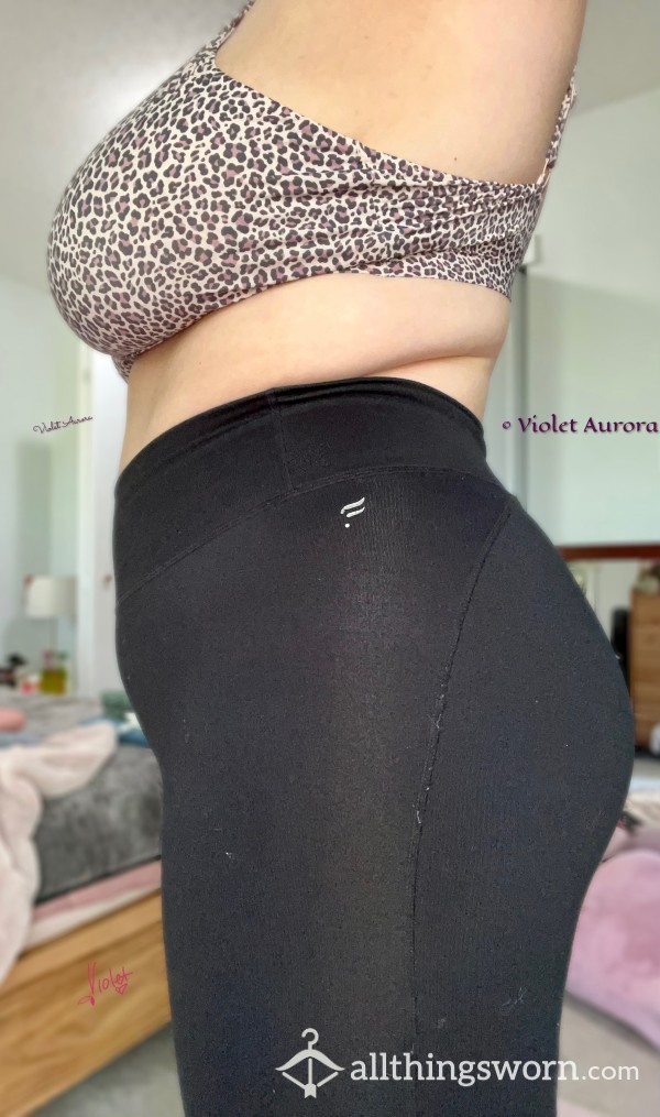 Black Gym/Yoga Leggings Fabletics