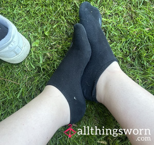 Black KB Socks Worn For 2 Days And Outside