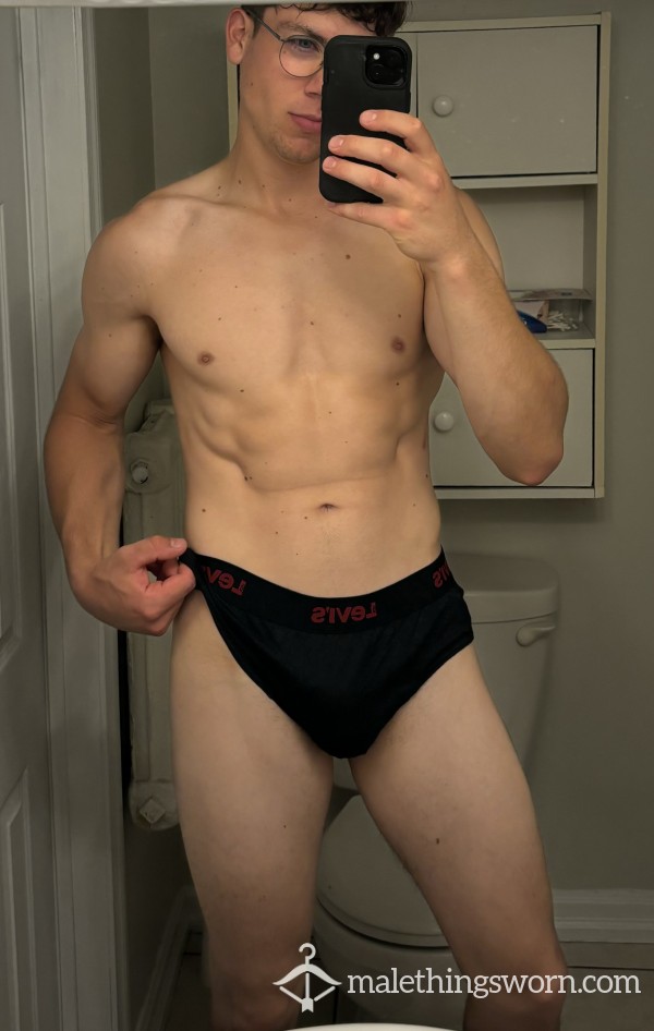 Used Black Levi Briefs Waiting To Be Customized