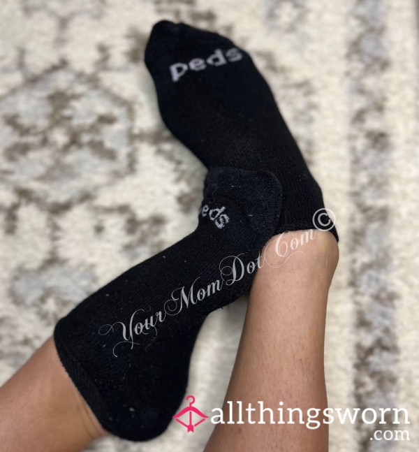 🧦 Black Peds Socks