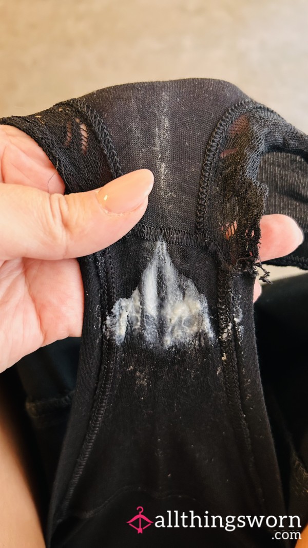 Black Smelly And Juicy Panties + Video Where I Wear Them