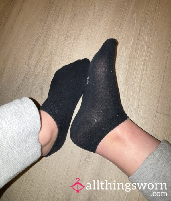 Black Sneaker Socks