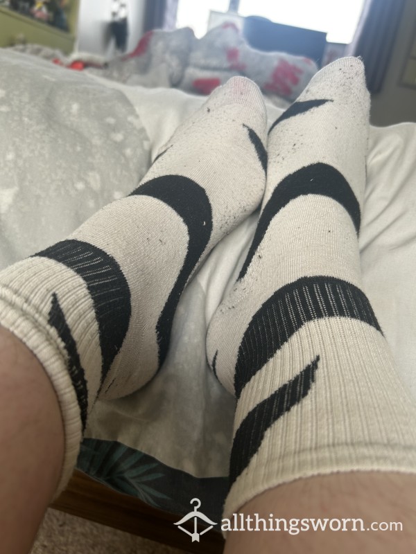 Black & White Crew Socks  (10% Off Price For Fathers Day)