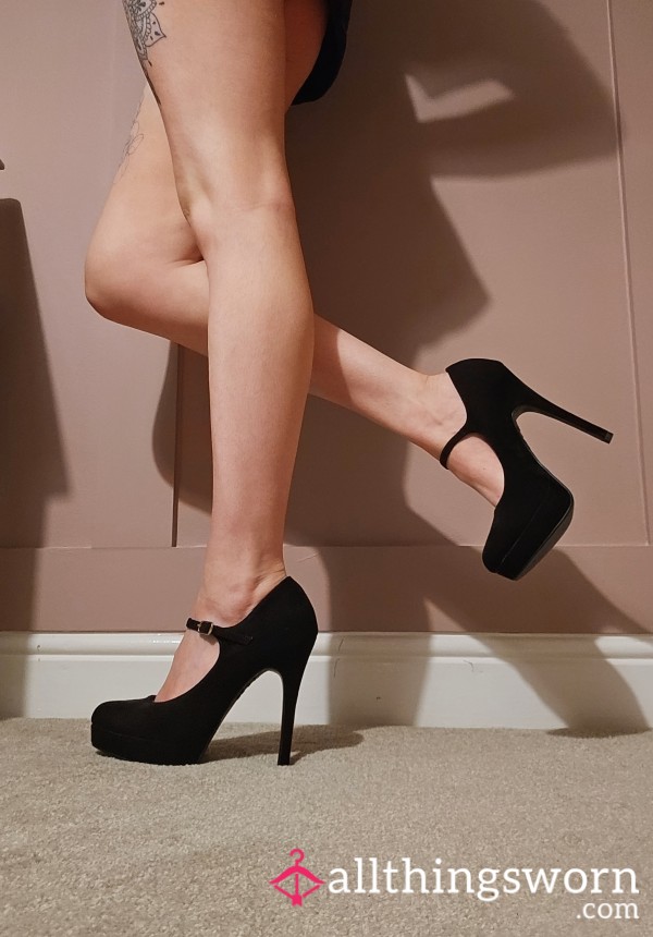 Black Worn Heels