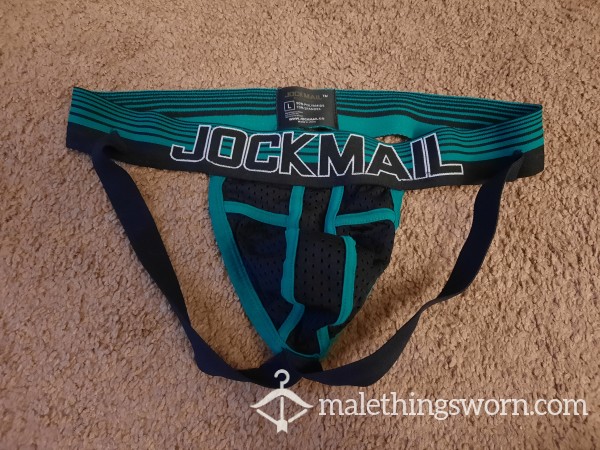 Black/Green Jockmail Mesh Jock