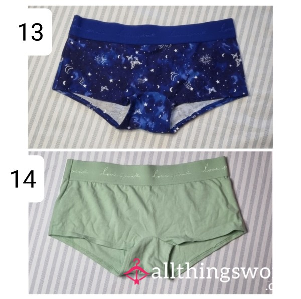 Blue Celestial And Pale Green Girly Shorts