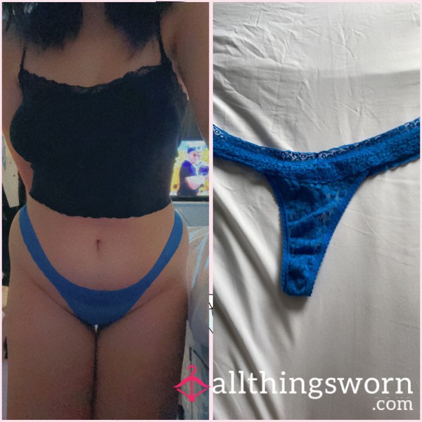 Blue Lace Thong🩵