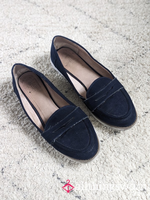 Blue Loafers By Next