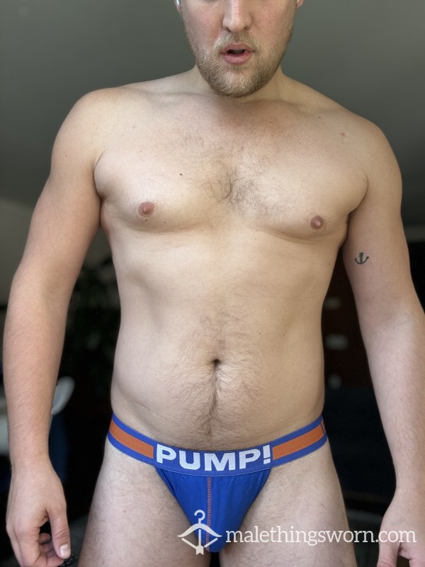 Blue Pump Jockstrap