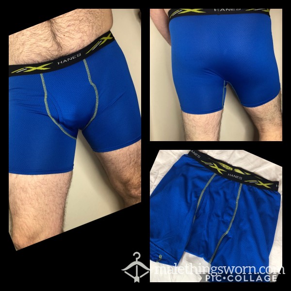 Blue Silky Goodness Boxer Briefs