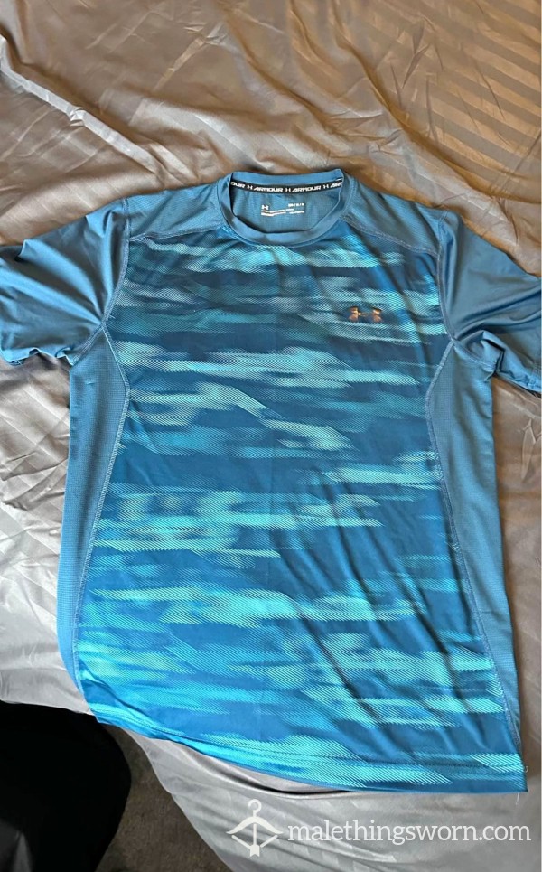 Blue Under Armour Gym T