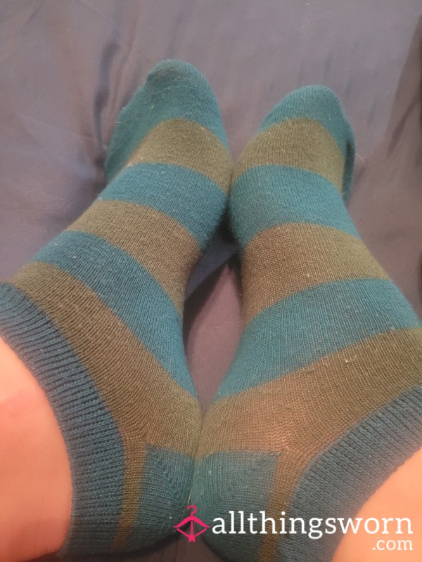 💙Blue&Green💚 Stripped Socks