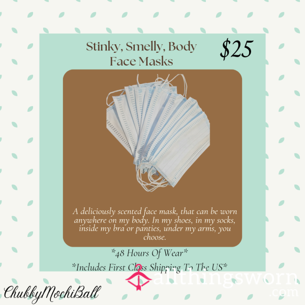 Body Scented Face Masks- Customizable