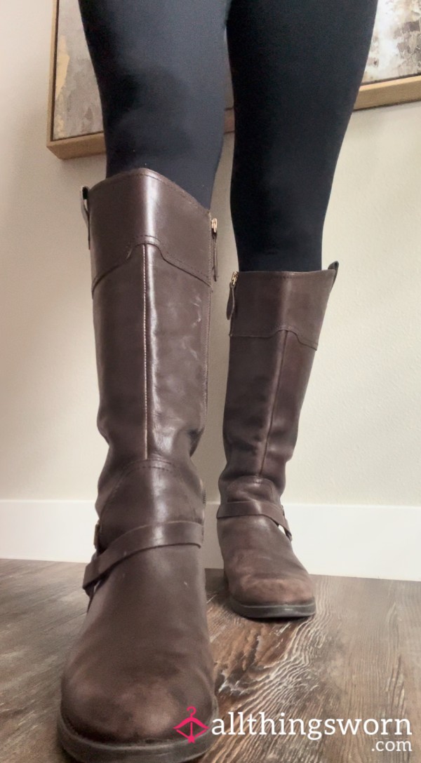 Brown Leather Boots