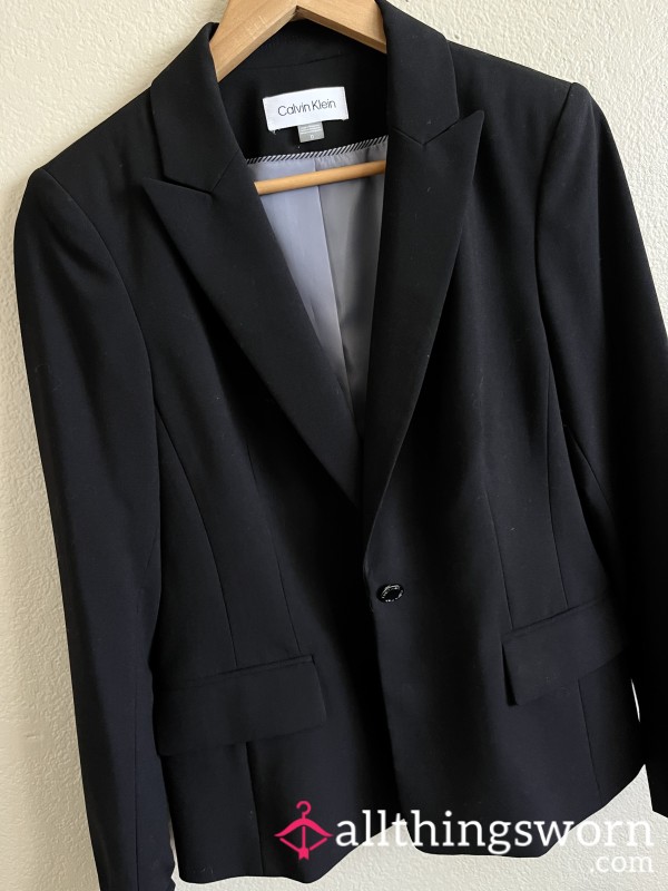 Calvin Klein Black Suit