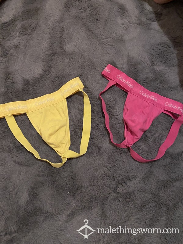 Calvin Klein Coloured Jocks - Used And Worn