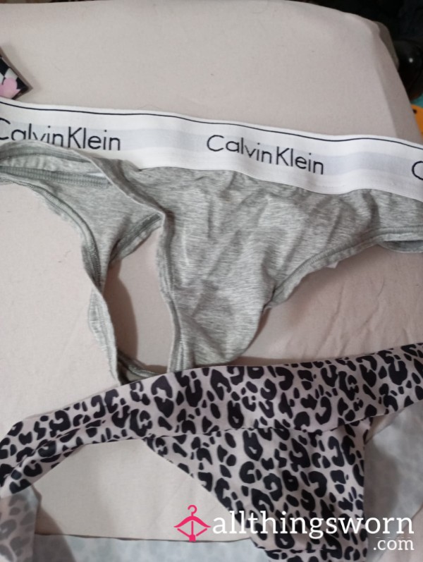 Calvin Klein Grey Thong