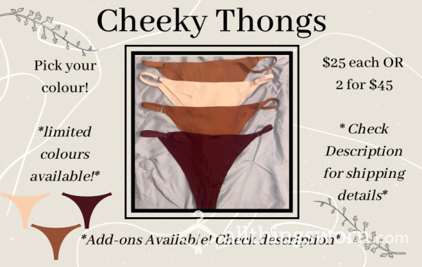 Cheeky Thongs