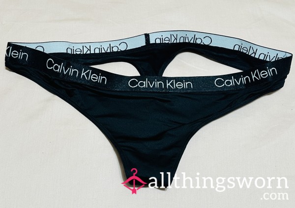 CK Black Thong