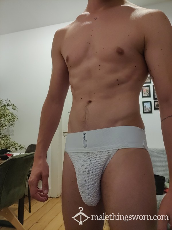 Cla**ic White Jockstrap