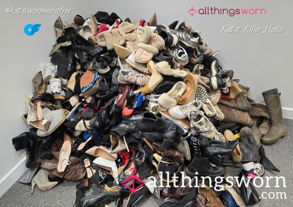 Clearing Out My 400+ Pairs Of Well Worn Shoes