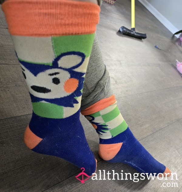 Colorful Animal Crossing Socks