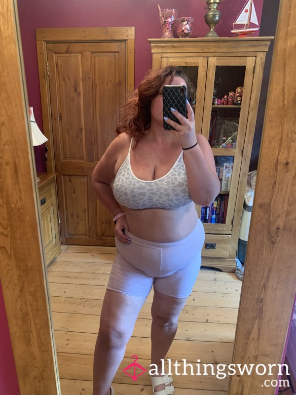 Combo Cycling Shorts And Gym Bra Worn For 72 Hours